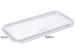 TAMPA ENCAIXA T2 14,6X7,3CM TRANS