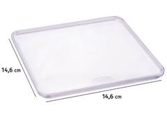 TAMPA ENCAIXA T5 14,6X14,6CM TRANS